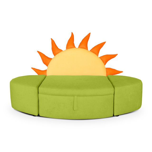 Funktionssofa Sonnenaufgang 3-tlg., SH 36 cm, 3 Bezug-Varianten